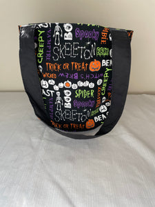 Halloween Phrases Trick or Treat Bag