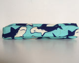 Sharks On Aqua Toiletry Bag