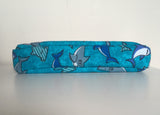 Sharks On Blue Toiletry Bag