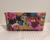 Batgirl, Supergirl, Wonder Woman Toiletry Bag