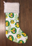 Jolly Pikachu Christmas Stocking