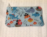 Pirate Sea Life Animals Coin Pouch