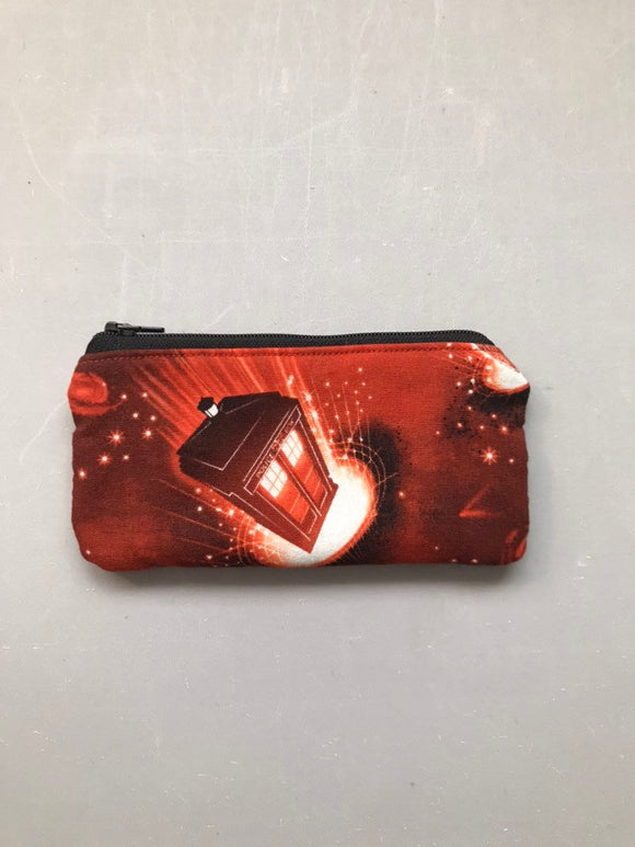 Doctor Who Orange Coin Pouch