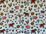 Farm Animals Short Infinity Scarf